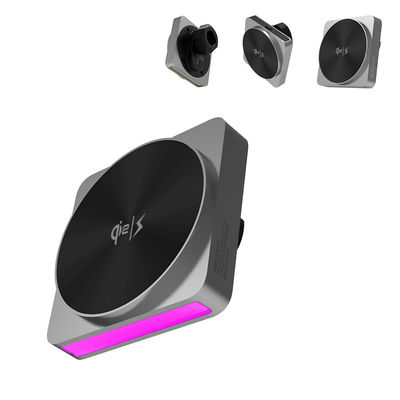 acheter Dynamic Atmosphere Experience Iphone Charger Stand With 9 Light Colors Switching And 15w Fast Charging For Automotive online manufacture