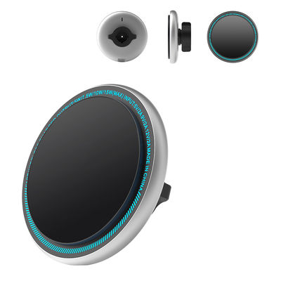 acheter Porte-téléphone magnétique métallique élégant et durable Chargeur sans fil avec lumière pour iPhone online manufacture