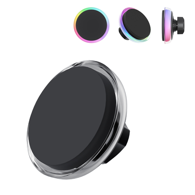acheter Super Strong Magnetic Suction Iphone Car Charger With Multiple Lighting Modes And Transparent Design online manufacture