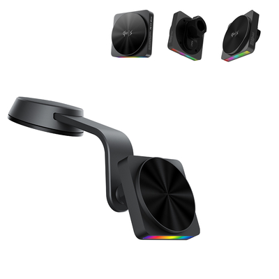 acheter Chargeur de voiture sans fil pour iPhone avec projection de lumière ambiante en 9 couleurs online manufacture