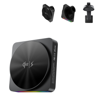 acheter Porteur de téléphone pour voiture Magsafe avec charge rapide de 15 W et lumière ambiante de 9 couleurs online manufacture