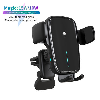 acheter 15W Fast Charging Wireless Car Charger with 12-24V Voltage and 1 Year Warranty online manufacture
