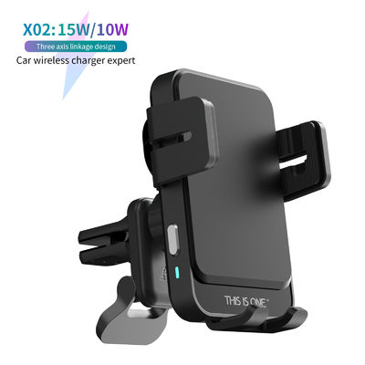 acheter Auto Clamping Wireless Car Phone Holder with Coil Alignment and Smart Tracking for Universal Compatibility online manufacture