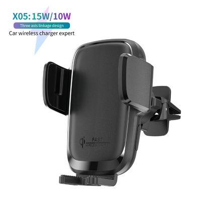 acheter 12-24V Voltage Wireless Car Charger with 1 Year Warranty and 0.25kg Lightweight Qi Auto Clamping Phone Holder online manufacture