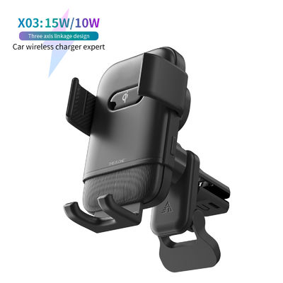 acheter 15W Fast Charge Wireless Car Charger with Type-C Connection and 12-24V Voltage for iPhone 12 13 online manufacture