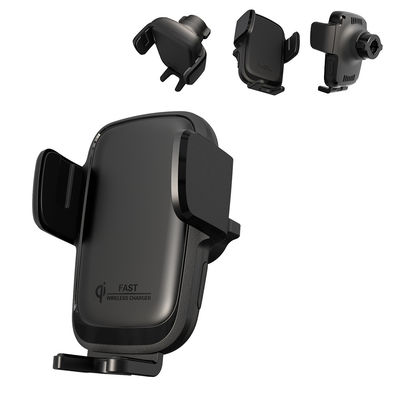 Petit chargeur de porte-auto pour iPhone 15w avec bras de pince à trois axes