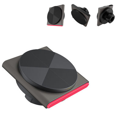 Chargeur de voiture pour iPhone métallique 9 couleurs RGB effet lumineux voiture sans fil montée à une main fonctionnement rapide de charge