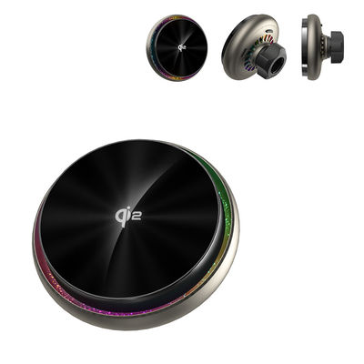 Éclairage du ciel étoilé 15w chargeur sans fil avec dissipation de chaleur rapide et ventilateur de refroidissement pour chargeur de voiture