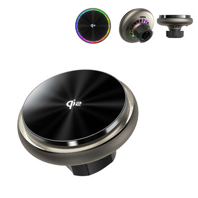 Chargeur de téléphone haut de gamme avec éclairage et dissipation de chaleur rapide pour automobile