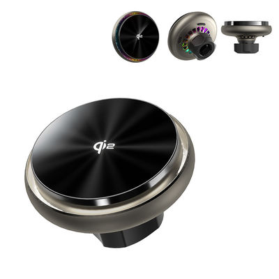 Lumière de ciel étoilé Magnétique de voiture Porteur de charge sans fil Dissipation de chaleur rapide 9 modes d'éclairage Couleur de coque personnalisable