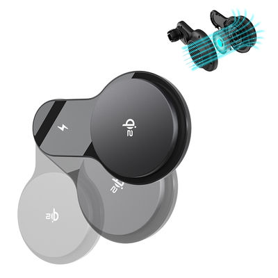 16 aimants forte aspiration magnétique iPhone chargeur sans fil ultra-mince ventilateur de refroidissement porte-téléphone de voiture