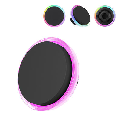 Modes d'éclairage et de refroidissement personnalisables Ventilateur à lentille glacée Chargeur sans fil pour voiture magnétique pour l'intérieur de voiture technologique