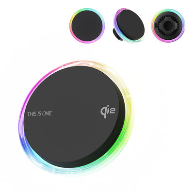 Support de charge sans fil pour voiture avec couleur de coque personnalisable, conception de soufflerie et forte aspiration magnétique