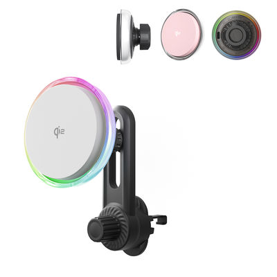 Chargeur sans fil pour voiture magnétique certifié QI2 avec ventilateur de refroidissement et étoile pour automobile