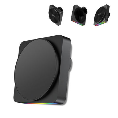 Chargeur sans fil magnétique de voiture QI2 avec 9 couleurs claires et capteur sonore